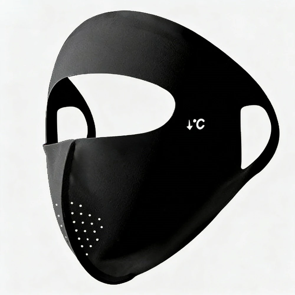 Picture 6: Ice Silk UV Protection Face Cover Breathable Reusable Mask Motorcycle Running Cycling Riding