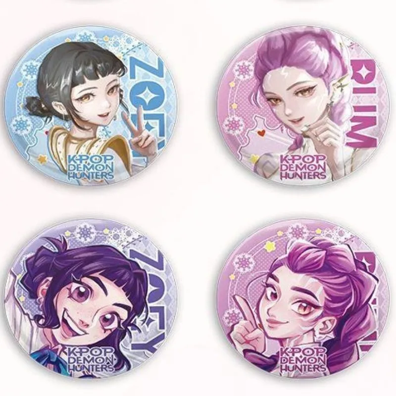 KPop شيطان الصيادين زوي ميرا آبي ساجا الإبداعية الكرتون صندوق أعمى باش شارة متعة مفاجأة أعمى حزمة هدايا عطلة رائعة