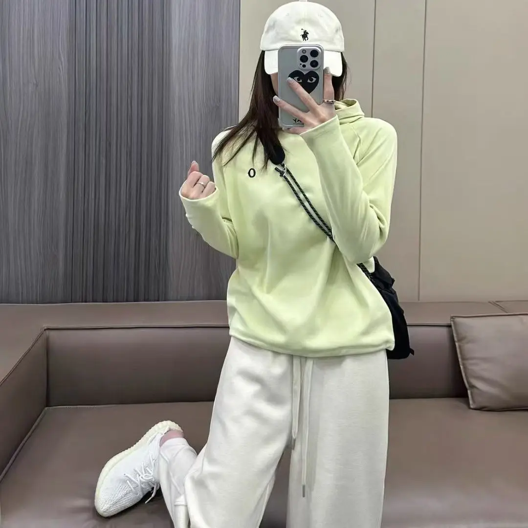 Automne hiver chaud Fce Double face brued sweat à capuche Spor Dopne couleur série haut extérieur fibre de Polyester 00%