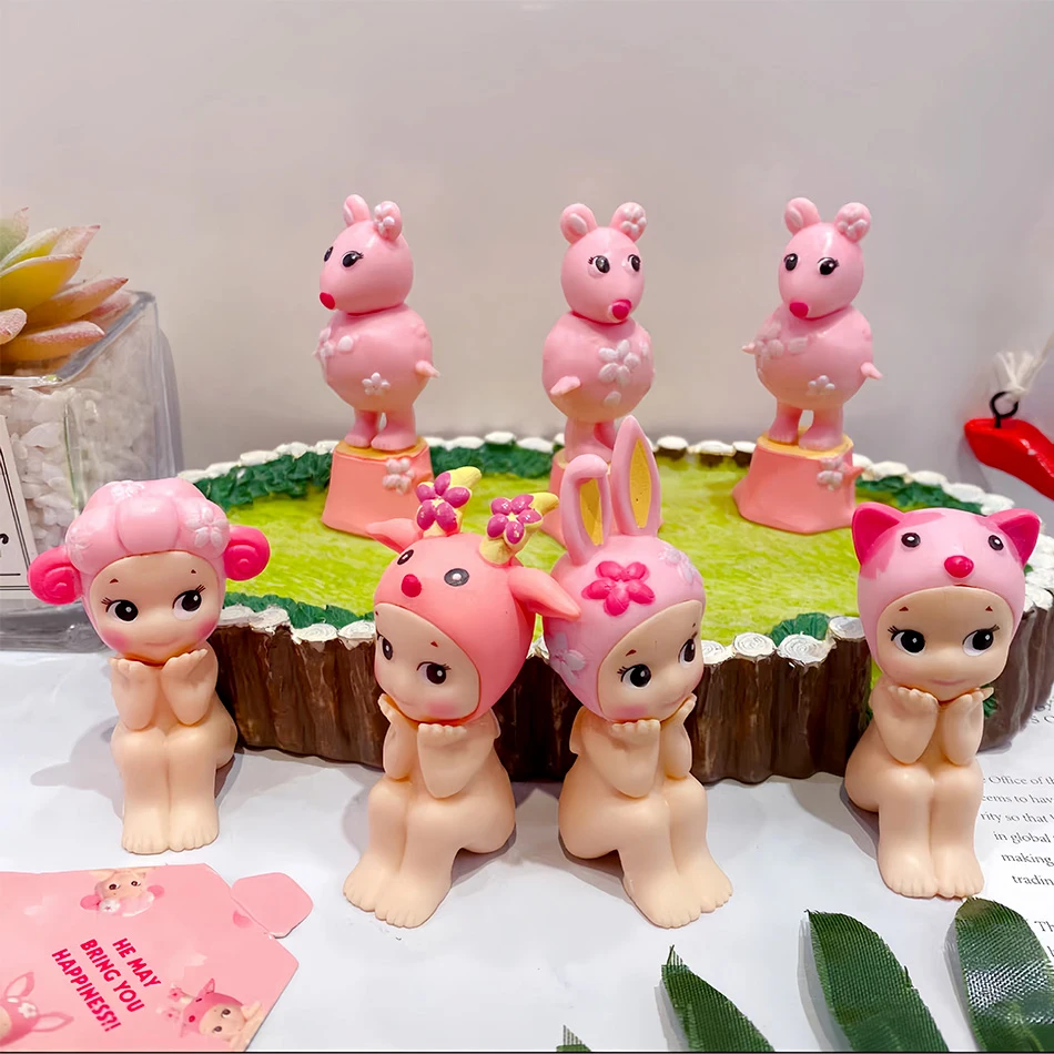 소니 체리 블라썸 시리즈 상자, 만화 애니메이션 피규어, 예쁜 책상 장식, 장식 모델