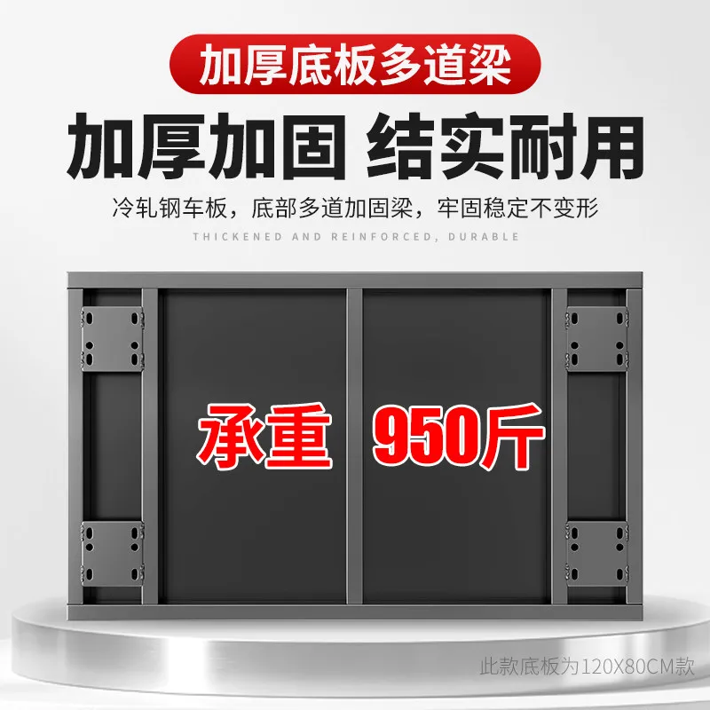 Customizable Square Tube Fence Cart Mobile Flatbed Trolley Multi-function Tool Cart Heavy Duty Transfer Transit Truck