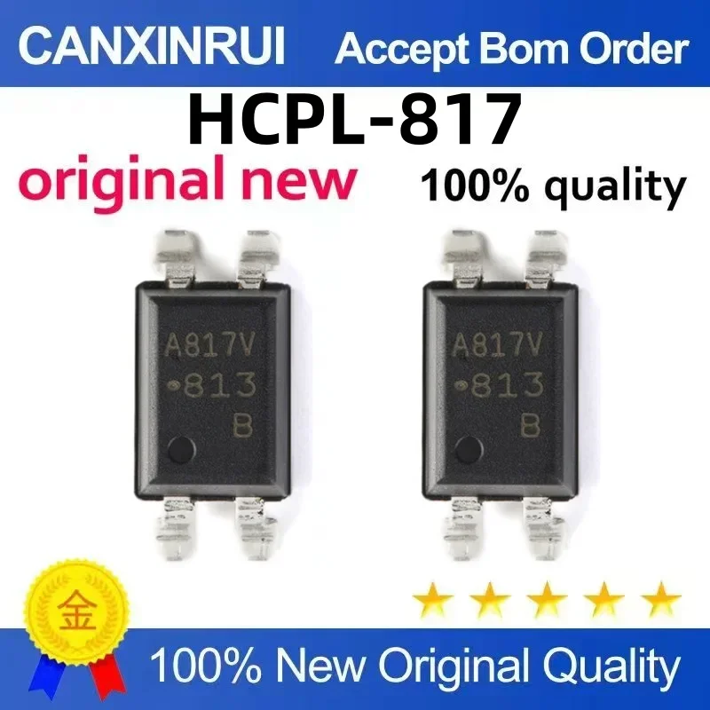 (5-100 pieces) original HCPL-817 DIP4 direct insertion A817V optocoupler ACPL-817