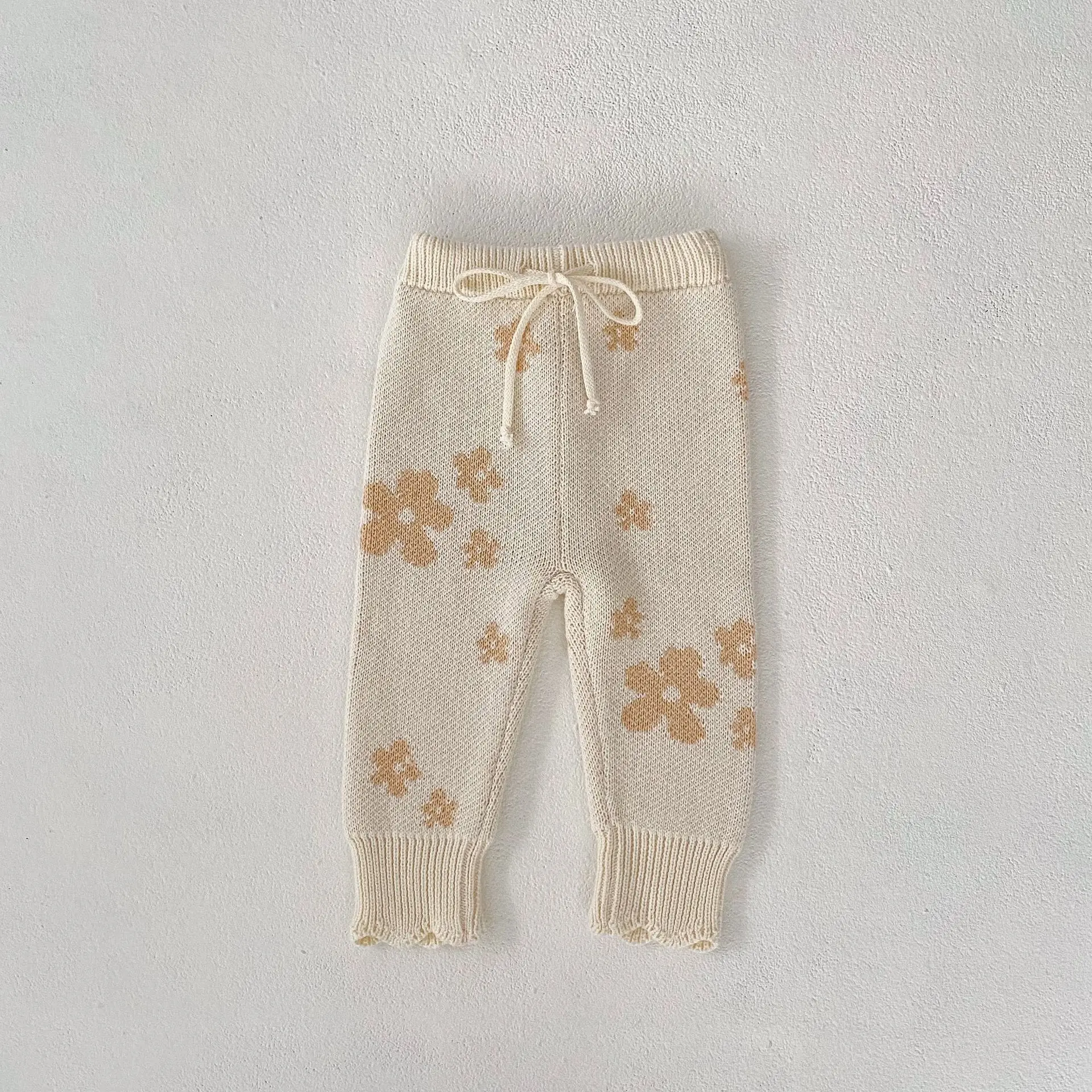 MiniAinis-Ensemble de vêtements chauds pour enfants, manteau, pantalon, chapeau, chaussettes, pull beige trempé, filles, bébé, automne, hiver, 4