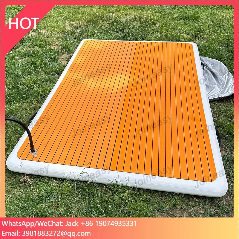 2025 New Arrival Inflatable Floating Dock Water Floating Mat Swimming Dock Inflatable Water Platform Dock Boarding Boat Platform