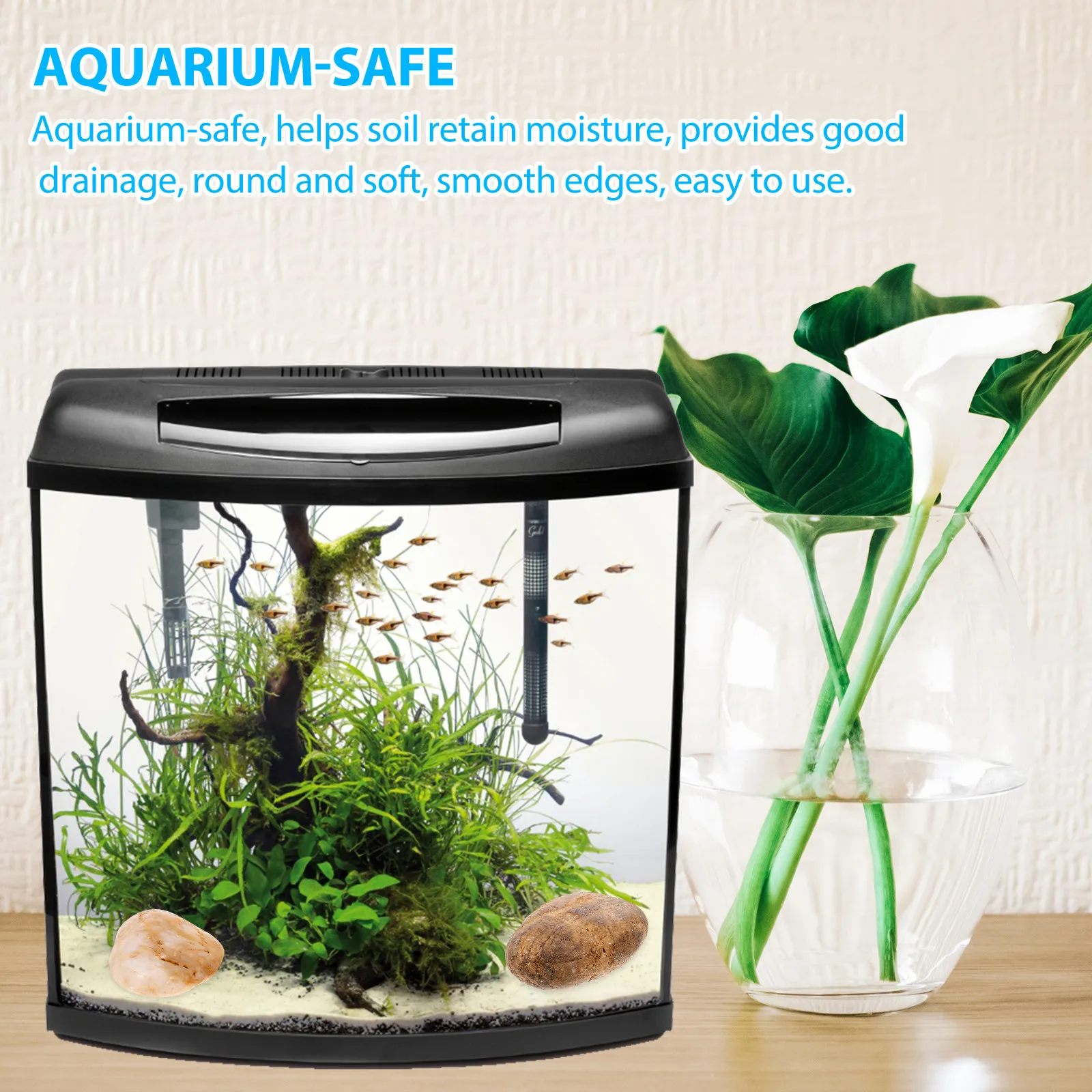 1 zestaw naturalnych polerowan – Aquarium Decoration Rock recenzja i cena