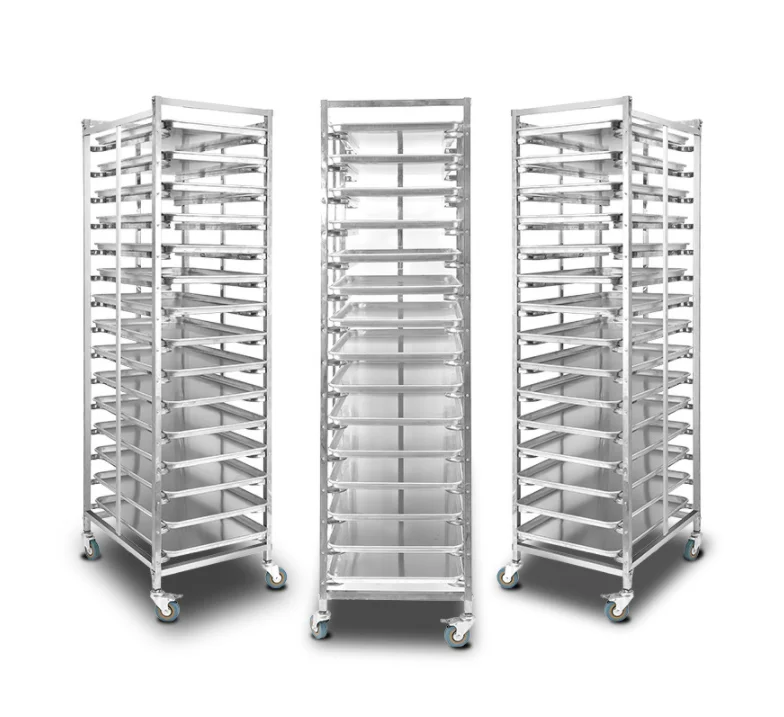 

15/16 Layers Bakery Cooling Rack Baking Tray Trolley Stainless Steel Cooling Rack Bakery Cart For Baking With Wheels