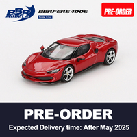 BBR 1:64 296 GTB Rosso Imola red alloy car model