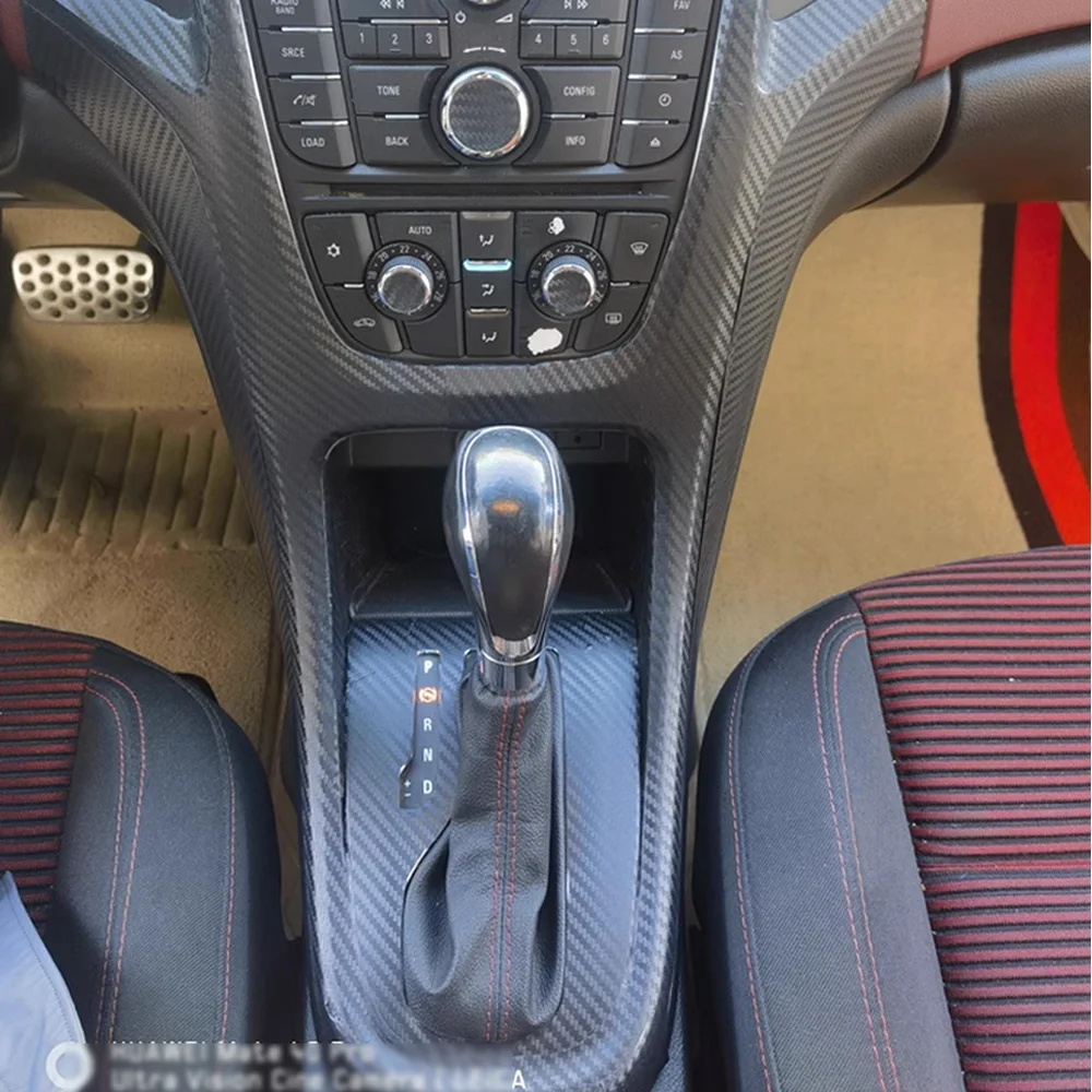 

Car-Styling Carbon Fiber Car Interior Center Console Color Change Molding Sticker Decals For Vauxhall Astra/Opel Astra 2011-2014