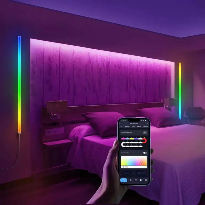 LED Smart-Wand Licht RGBIC Licht Bar Tuya WiFi APP Voice Control Musik Sync DIY Nacht Licht