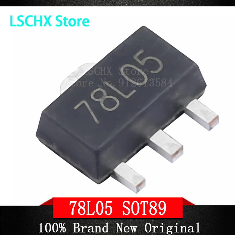 1000PCS/ROLL SMD three-terminal voltage regulator 78L05 06  08  09  78L12  15V SOT-89 1 disk 1000 pieces