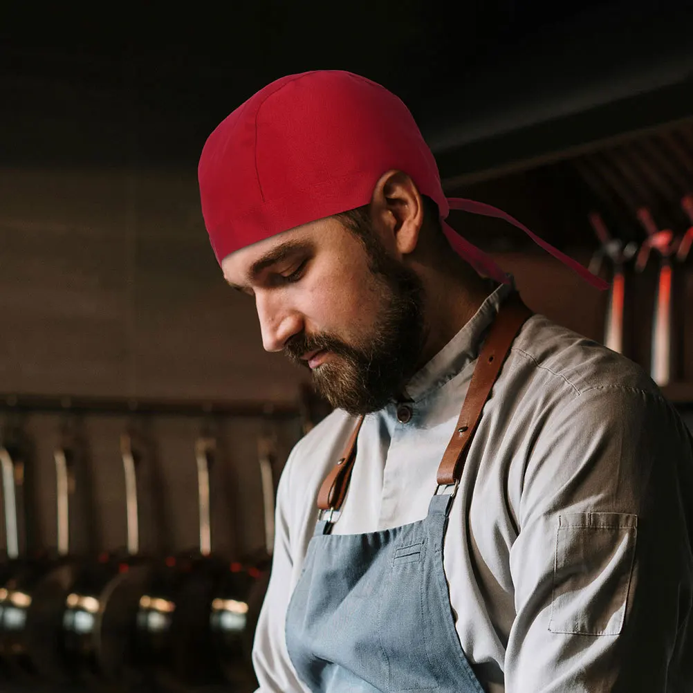 2 szt. Czapki kucharskie oddychające regulowane czapki do gotowania do kuchni restauracji wygodna nakrycie głowy dla szefa kuchni uniform kucharski