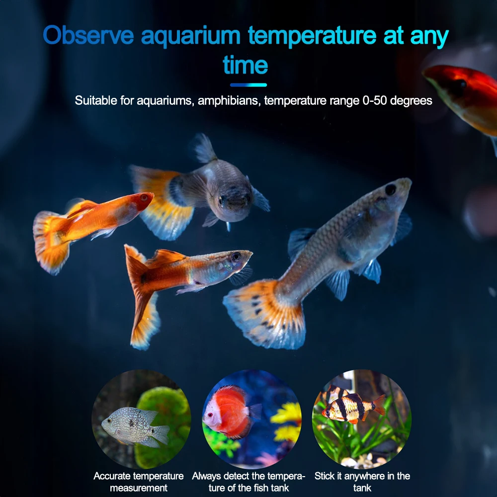 0℃-99.9℃ Digital Aquarium Fish Tank Thermometer With Touch Screen Temperature Sensor Meter Tester Thermometer Measurement