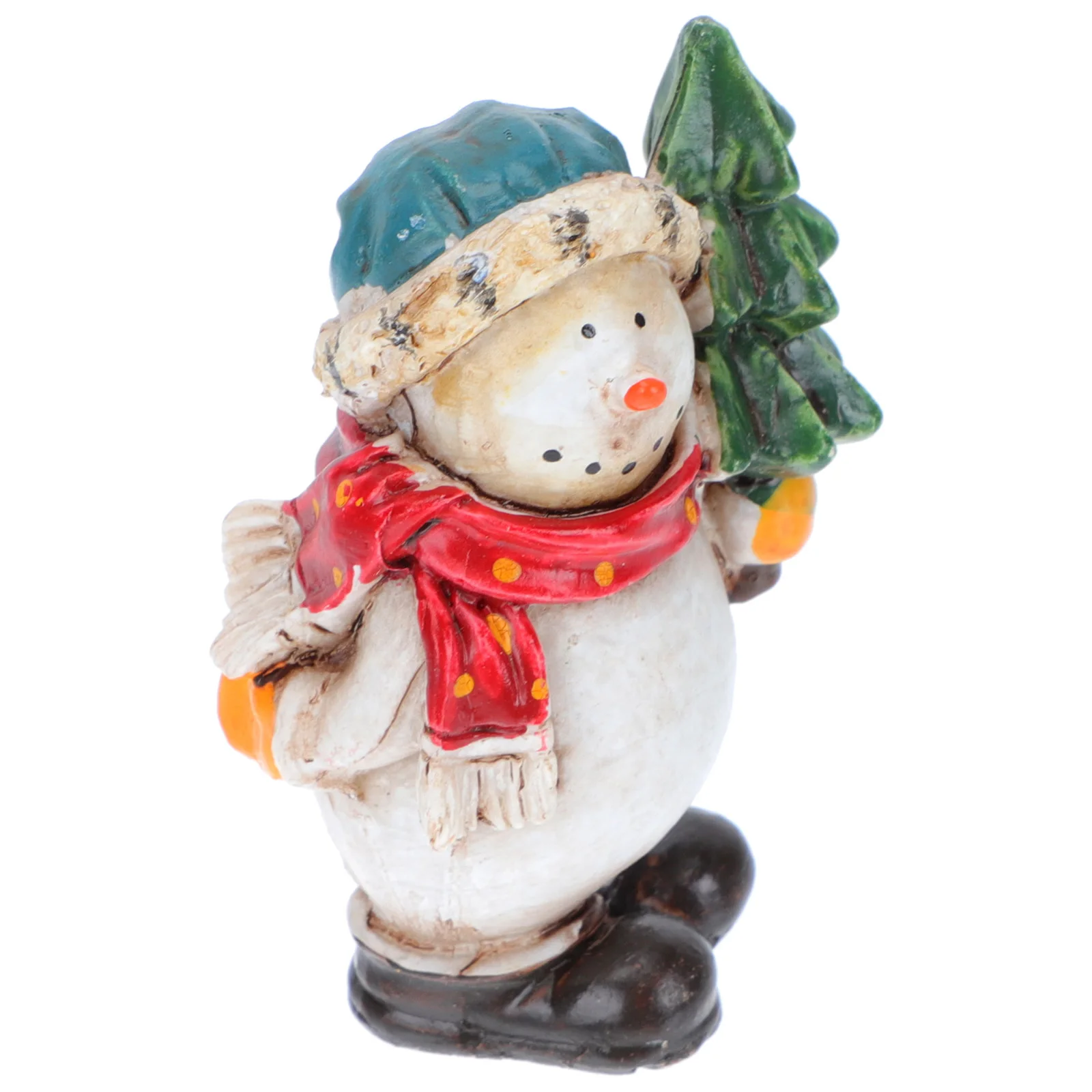 

1Pcs Resin Snowman Xmas Ornament Small Desktop Decoration Christmas Home Adornment Unique Resin Craft Xmas Decor
