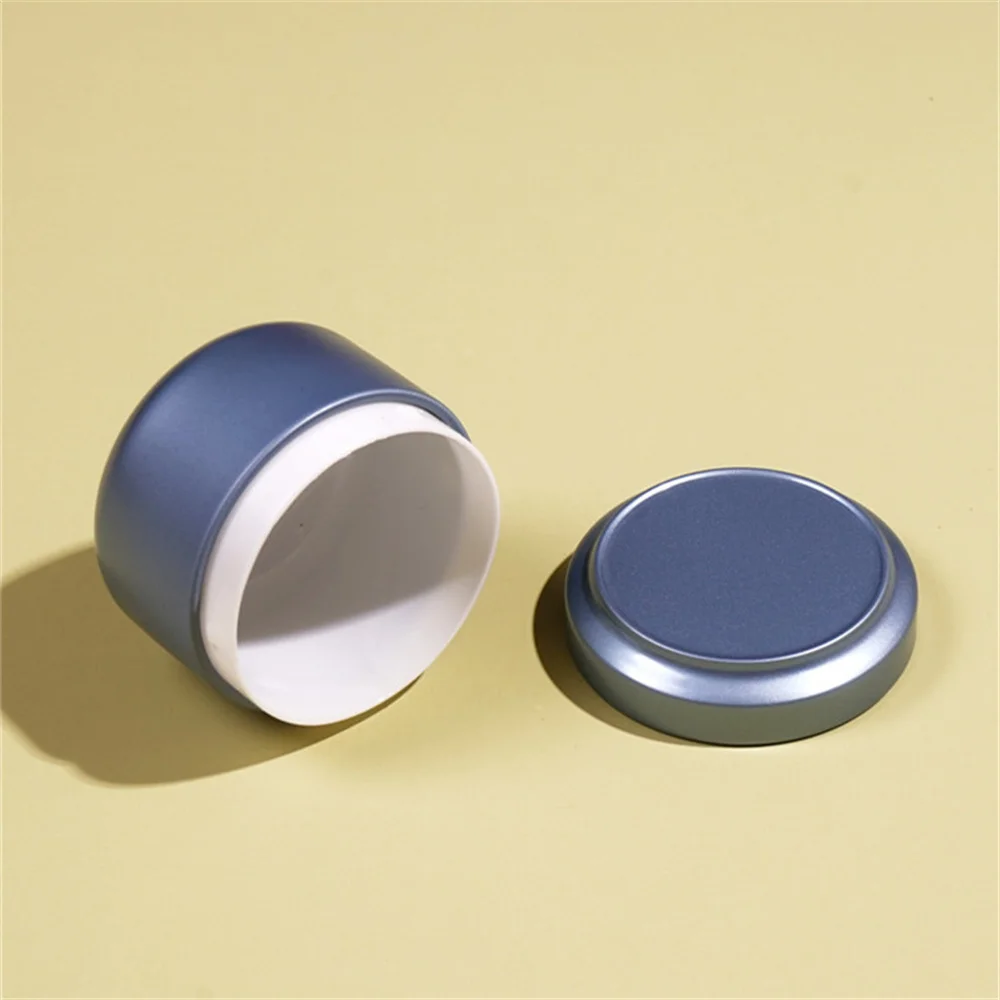 Round Tin Storage Metal Box Small Iron Pot Sealed Pot for Coffee Tea Candy Storage Accessiories Container Cans