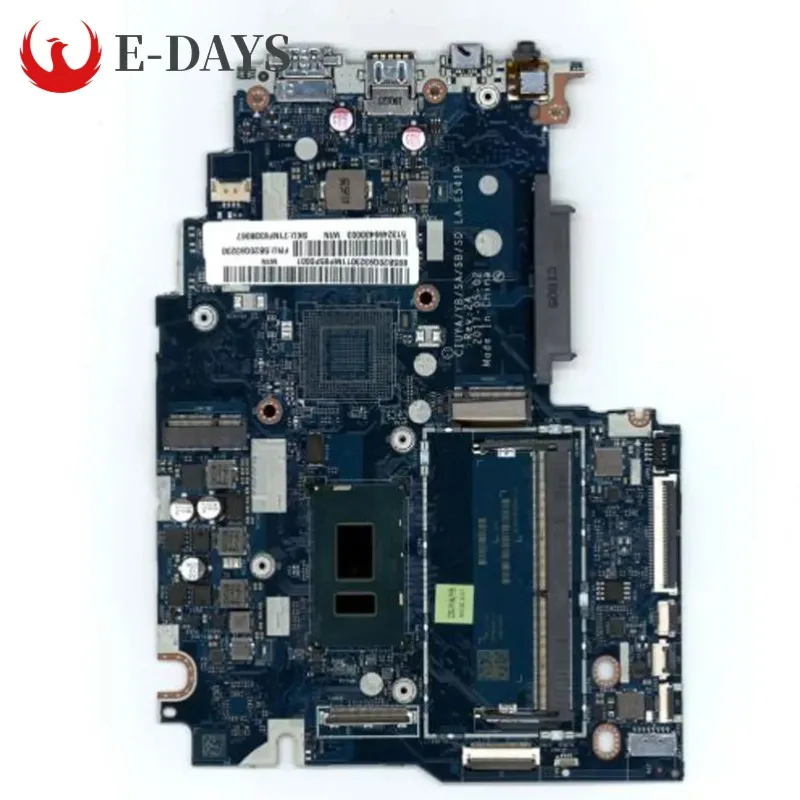 

For Lenovo Yoga 520-14IKB Type 81C8 Laptop Motherboard LA-E541P Mainboard CPU I3-8130U DIS 100% Tested OK