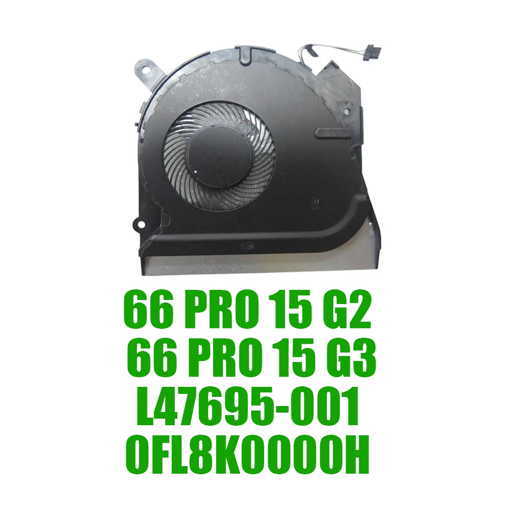

For HP For ZHAN 66 PRO 15 G2 For ZHAN 66 PRO 15 G3 L47695-001 0FL8K0000H DC5V 0.5A Replacement Laptop CPU UMA Fan