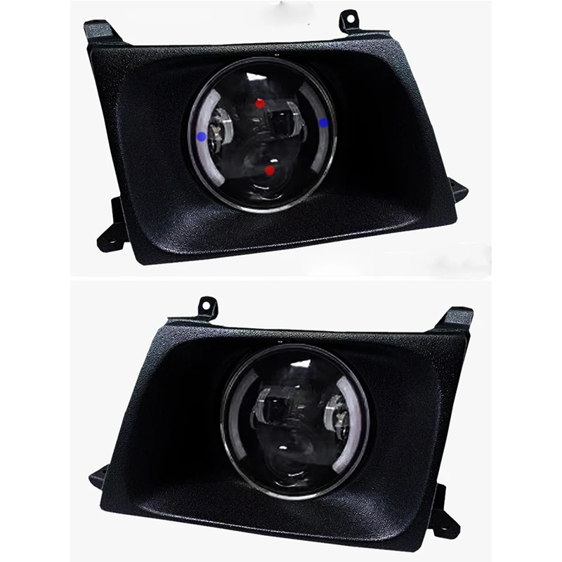 Customized Full LED Headlights For Toyota 4500 LC100 Bi-xenon Projector Lens Front Lamps With DRL view 3