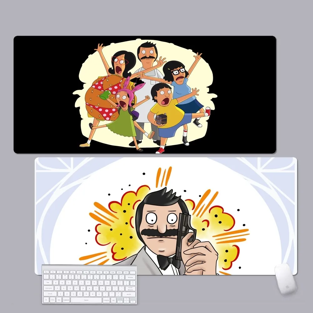 

B-Bobs-Burgers CARTOON Animation PC Gaming Mouse Pad Gamer Desk Mats Keyboard Pad Mause Pad Muismat for PC Mouse Carpet