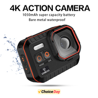 CERASTES Action Camera 4K60FPS WiFi Anti-shake Action Camera With Remote Control Screen Waterproof Sport Camera drive recorder