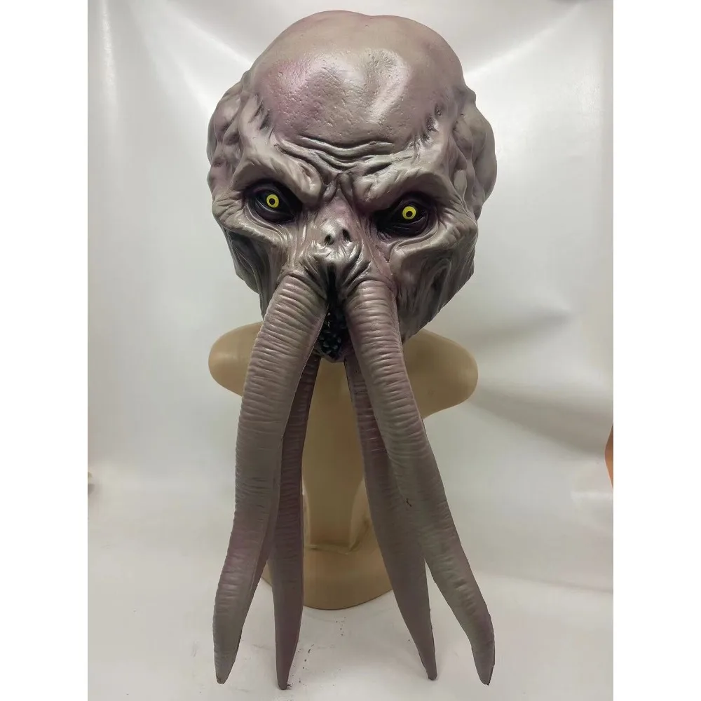 Cosplay Baldur's Gate 3 Illithid Mask Halloween Mindflayer Octopus Monster Props Cosplay Costume