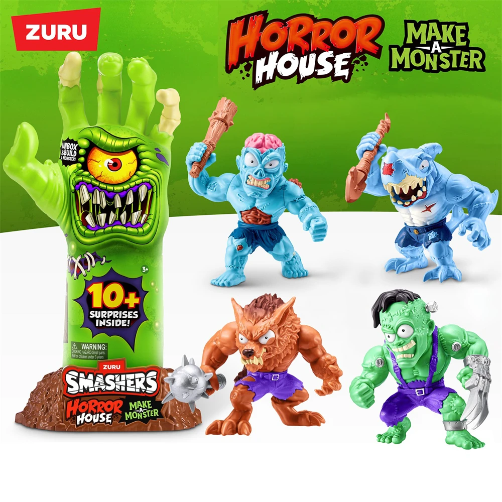 

ZURU Smashers, дом ужасов, вор, рука призрака, динозавр, разбивающееся яйцо, игрушка для мальчиков, сборка, сюрприз, приключение, раскопка, подарочная игрушка