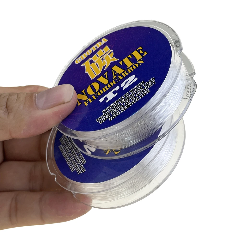 GHOTDA 50M 100% Fluorocarbon Fishing Line Japan Imported Carbon Fiber Line 1.28-13.49kg Monofilament Sinking Line Sea fishing