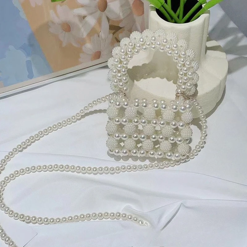 

Crossbody Bags for Girl Princess Bags Pearl Purse and Handbags Women Designer Bag Mother Kids Bags for Girl Сумка Женская Bolso
