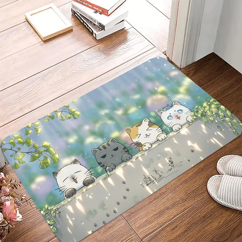 Cute Cats Mousepad Cartoon Nature Mouse Pad  Notebook Keyboard rubber Anti-wrinkle Non-slip Laptop Kawaii Desk Office Desk Mat