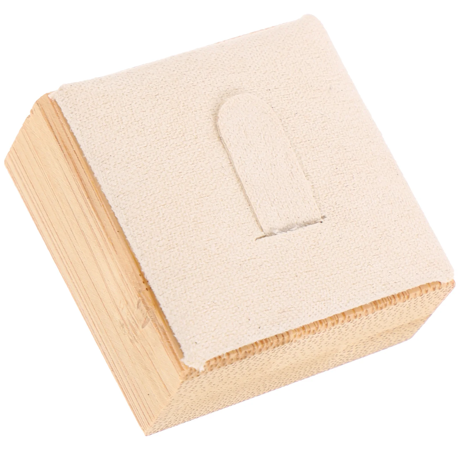 

Bamboo Ring Display St Jewelry ganizer Storage Box 1 Set Brown Lightweight Portable Home Shop Use Ring Holder Display