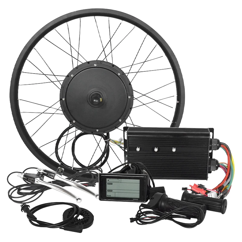 Vendita calda 72v 3000w 5000w 8000w Kit motore per bicicletta elettrica senza spazzole parti di biciclette elettriche Kit di conversione bici