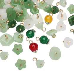 5Pcs Glass Imitation Jade Beads Buttons For Needlework Clothing Button Retro Clothes Decor Diy Craft Supplies Sewing Accessories
