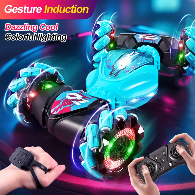 

Gesture sensing Twist car Remote control Boy Car rc off-road climbing four-wheel drive stunt deformation drift racing