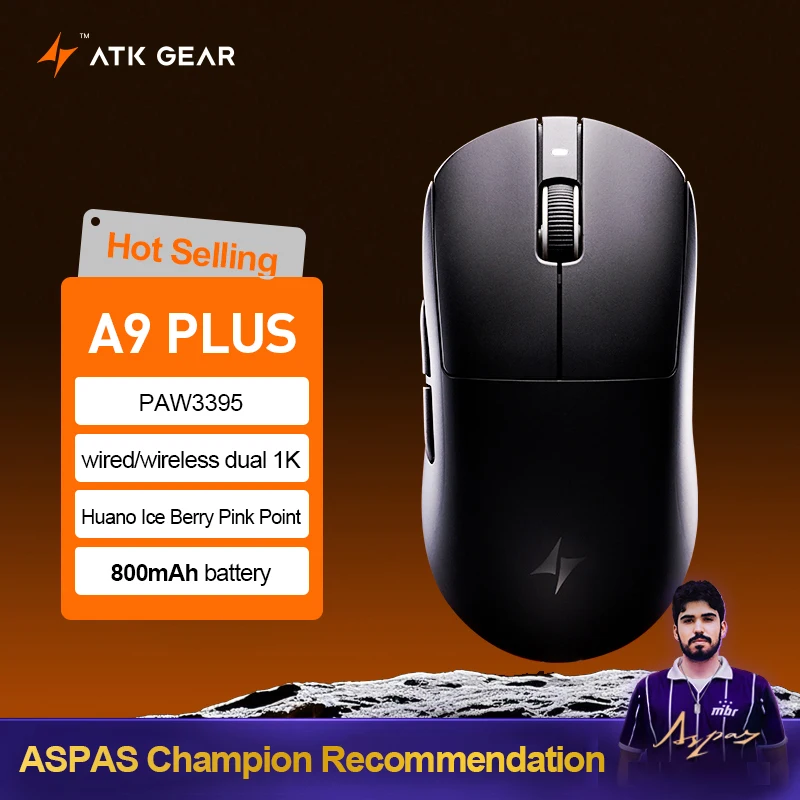 ATK Dragonfly A9 MINI Wireless Gaming Mouse 39g RGB