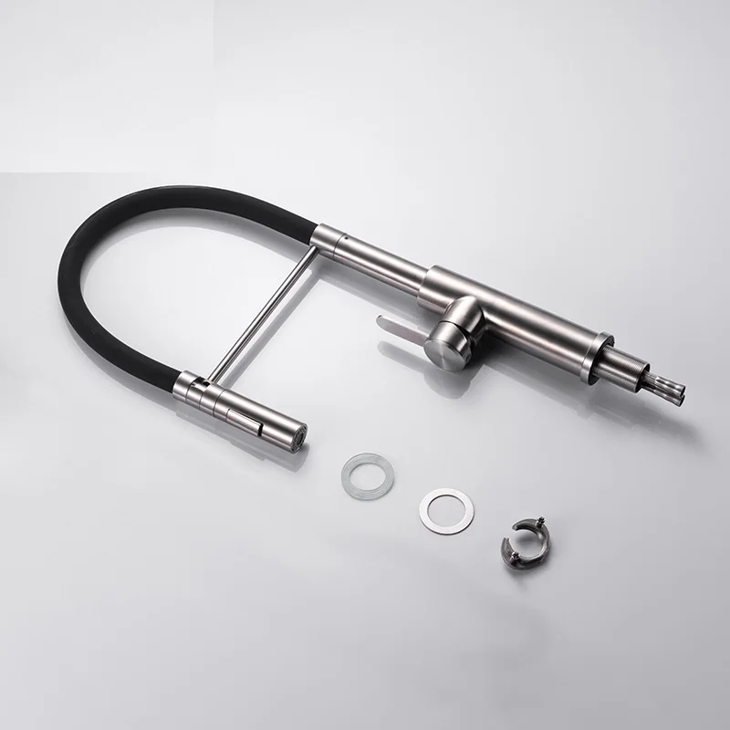 

MTTUZK 304 Stainless Steel Lead-free Kitchen Faucet Sink Faucet 360 Rotation Hot and Cold Mixer Tap Kitchen Lead Free Crane