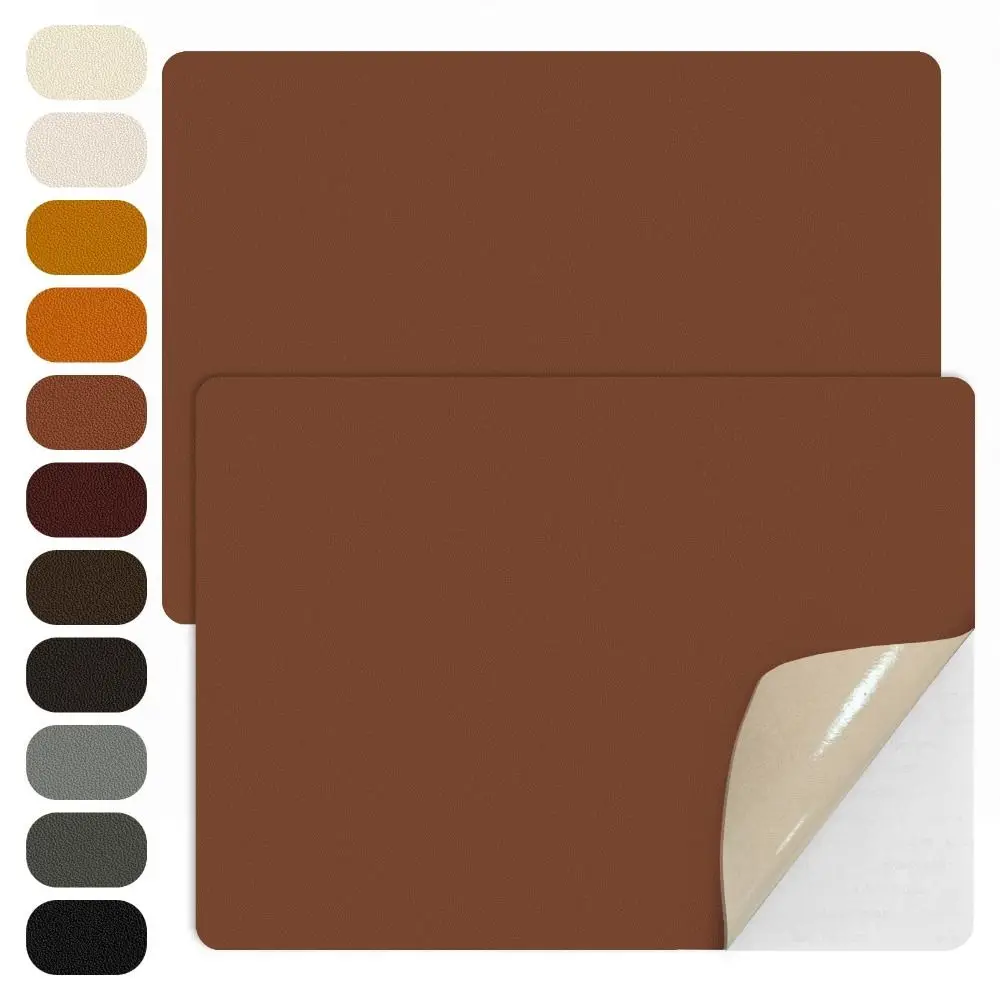 Self Adhesive Leather Repair Patch Matte Wear-Resistant Furniture Repair Tape Waterproof Large Couches Repair Kit