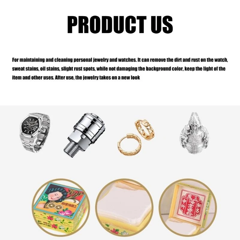 Watch Metal Cleaner Powder For Effortless Restoration Silver Clot