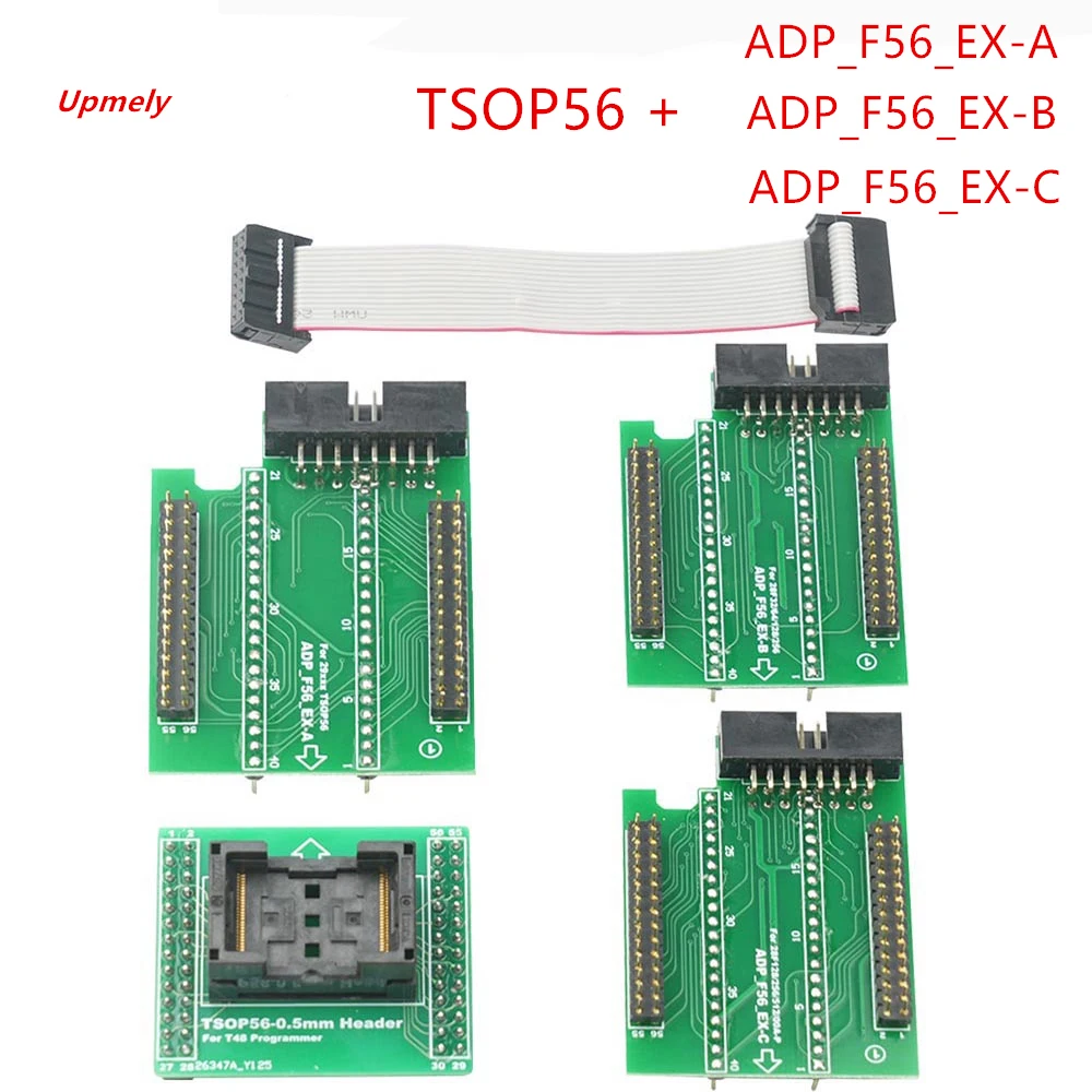 100% Original TSOP56 Adapter Kit for T48 Progammer Only ADP_F56_EX-A ADP_F56_EX-B ADP_F56_EX-C for Flash EPROM