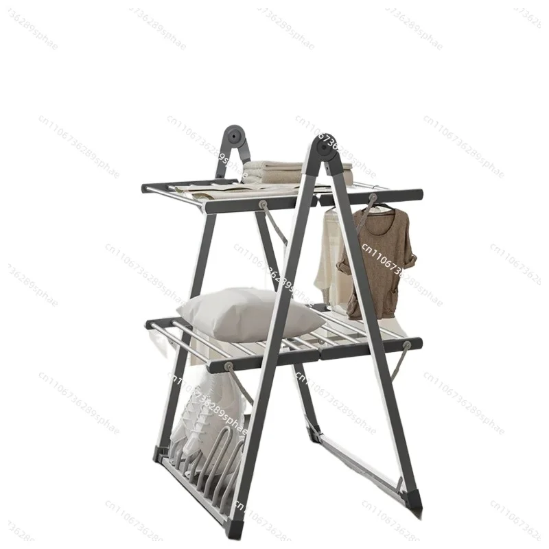 Folding Electric Drying Rack Drying Rack Indoor Household Balcony Landing Multifunctional Drying Rack