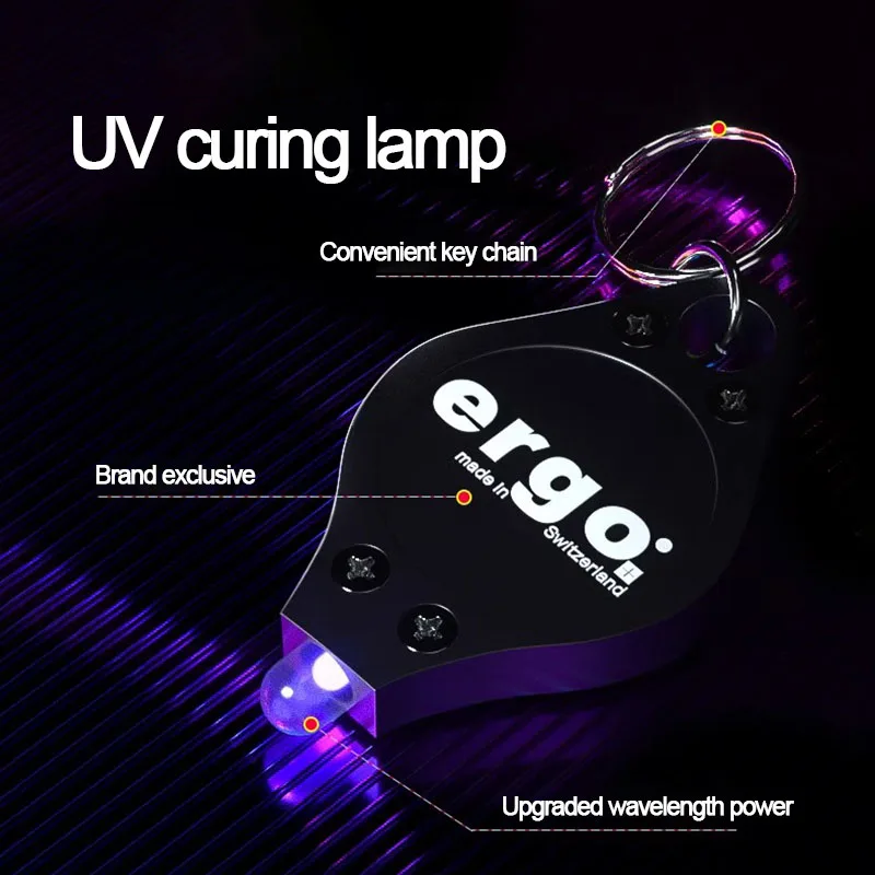 ergo 8500 UV Glue Metal Acrylic Crystal Super glue Transparent quick drying diy repair adhesive for glass