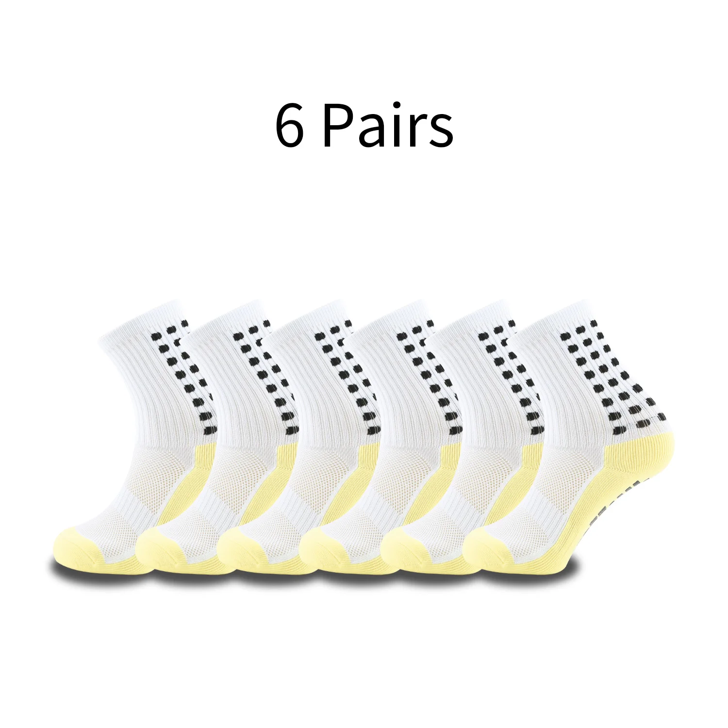 Multi pair anti slip adhesive point classic men's and women's outdoor sports grip soccer yoga socks