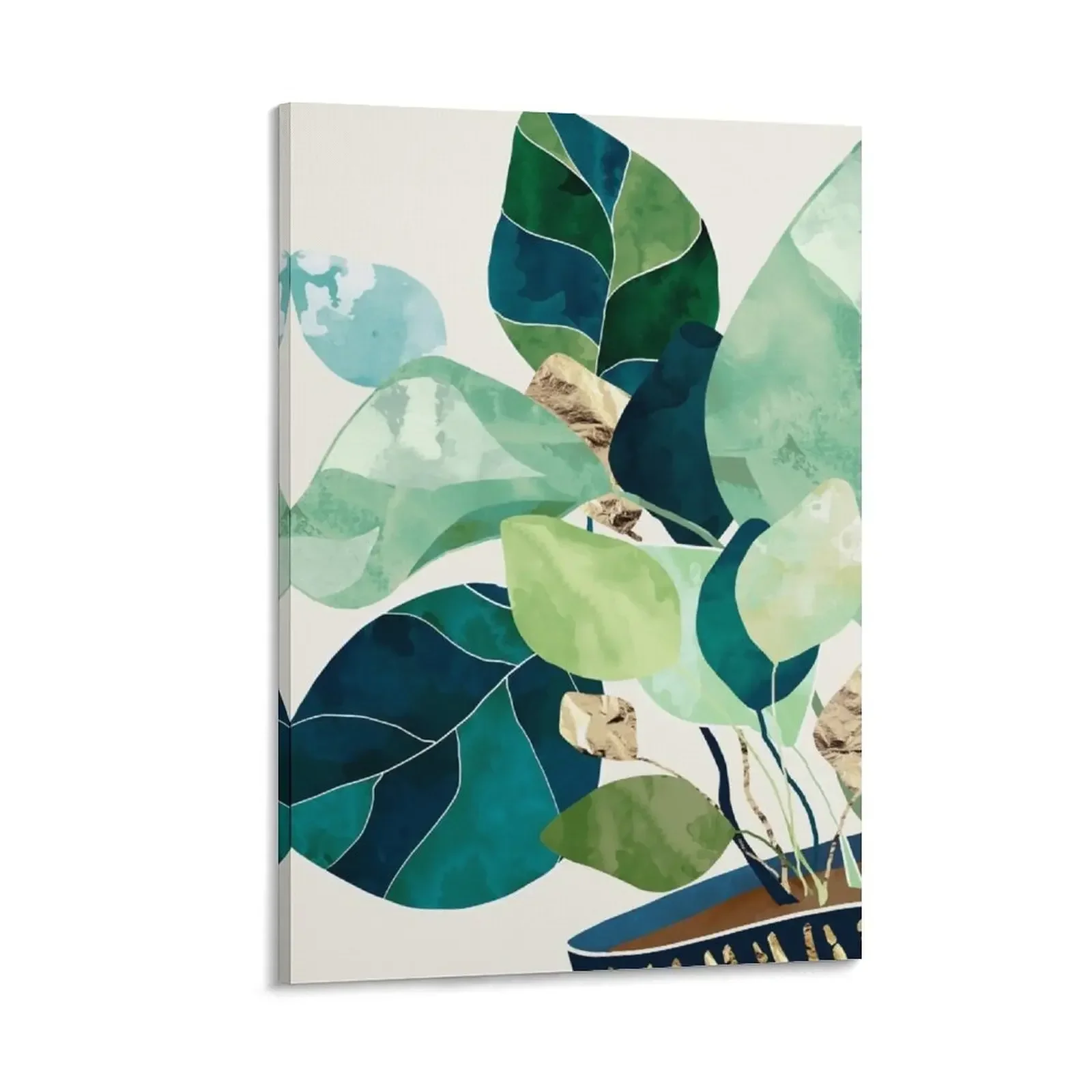 

Indigo Plant II Canvas Painting Paintings on the wall pictures for wall house decorations