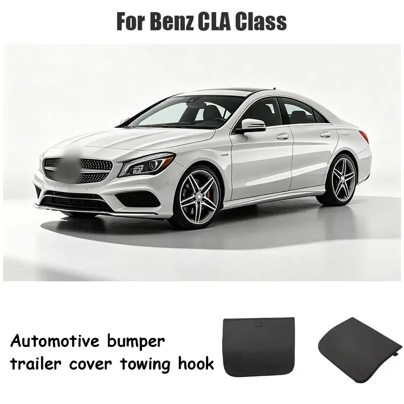 For Mercedes W117 CLA Class 2013-2016 CLA200 CLA220 CLA250 Car Rear Bumper Tow Hook Cover Cap Black
