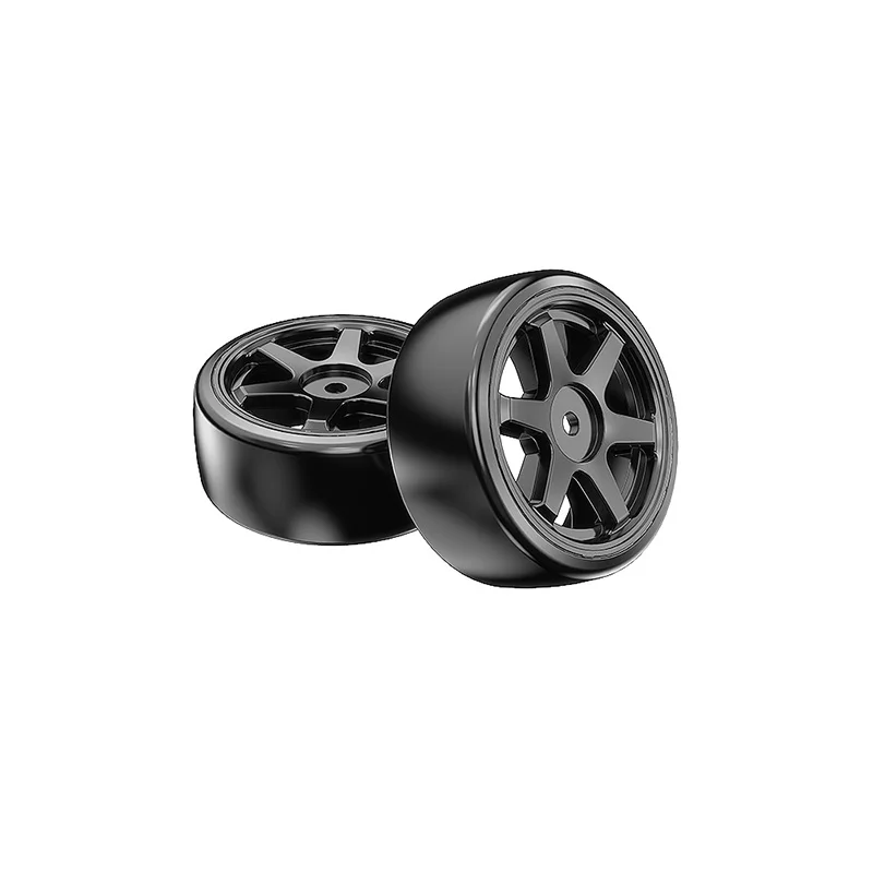 HYPER GO 14301/14302 1/14 Scale RC Car Accessories 1415C Drift Wheels & Tires, Suitable for Hex 12mm,Off-road Vehicle Parts