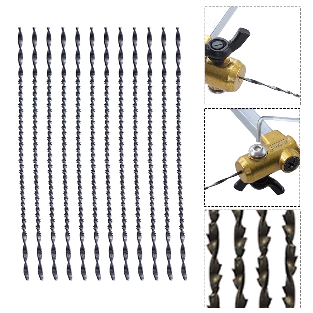 

12 Pcs Hand Saw Accessories Blade Cutting Blades Sawing Jigsaw Spiral 45 # Steel U-shaped