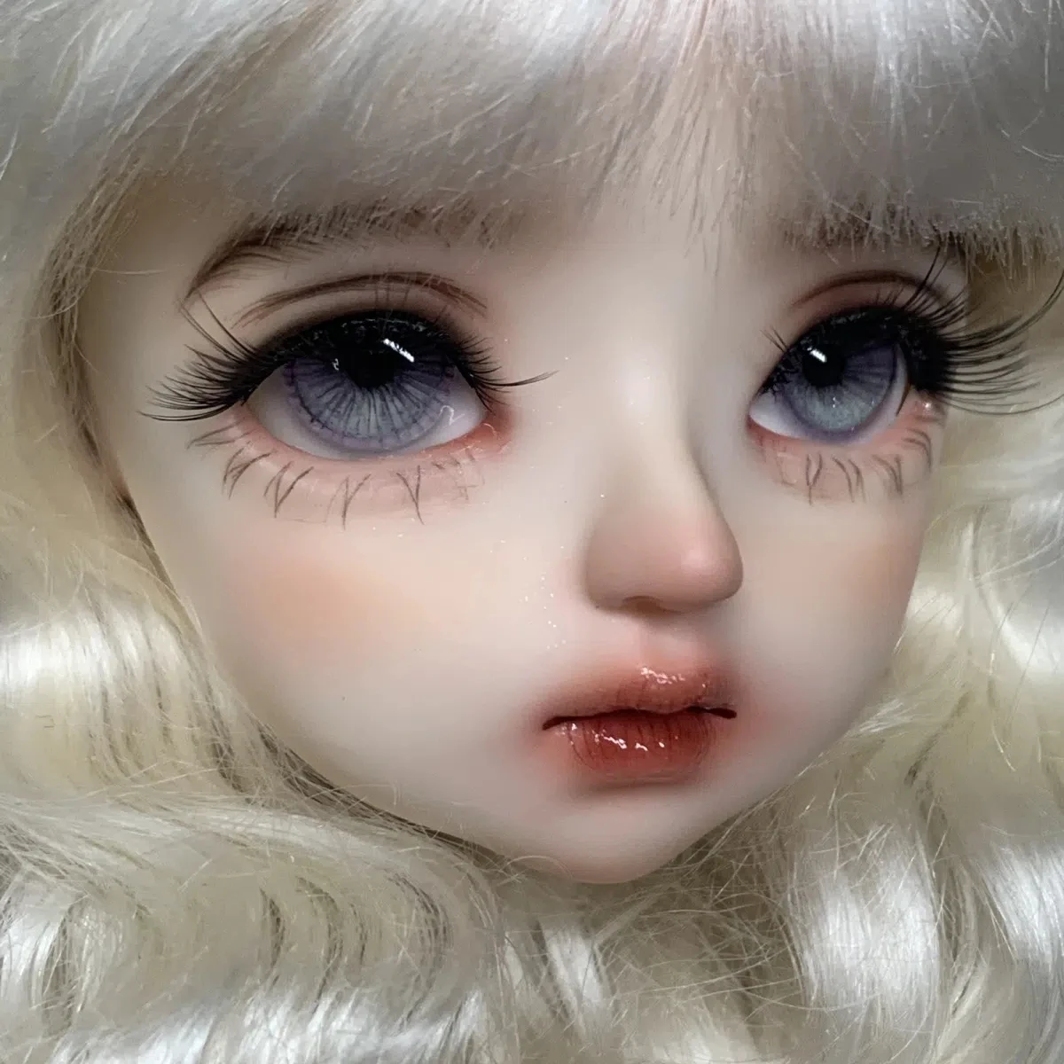 Bjd boneca olhos são adequados para 1/3 1/4 1/6 tamanho olhos para brinquedos bonito gesso real-vida vento olho padrão boneca acessórios