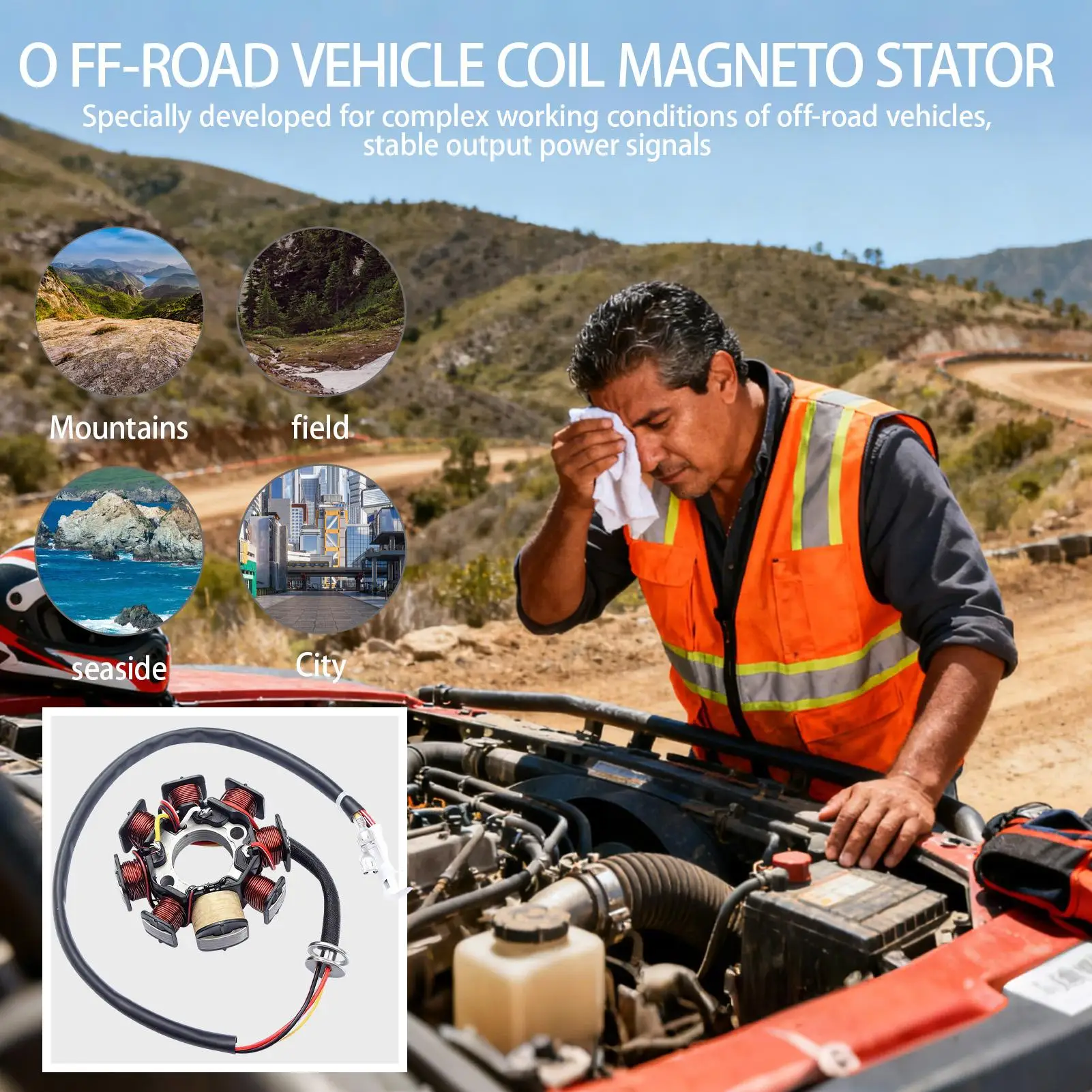 

For Off-road Vehicle KTM EXC EXCF EXCR EXCG XCW SX MXC MXCG XC Ignition Coils Stator Replacement Part Precise Long-Lasting