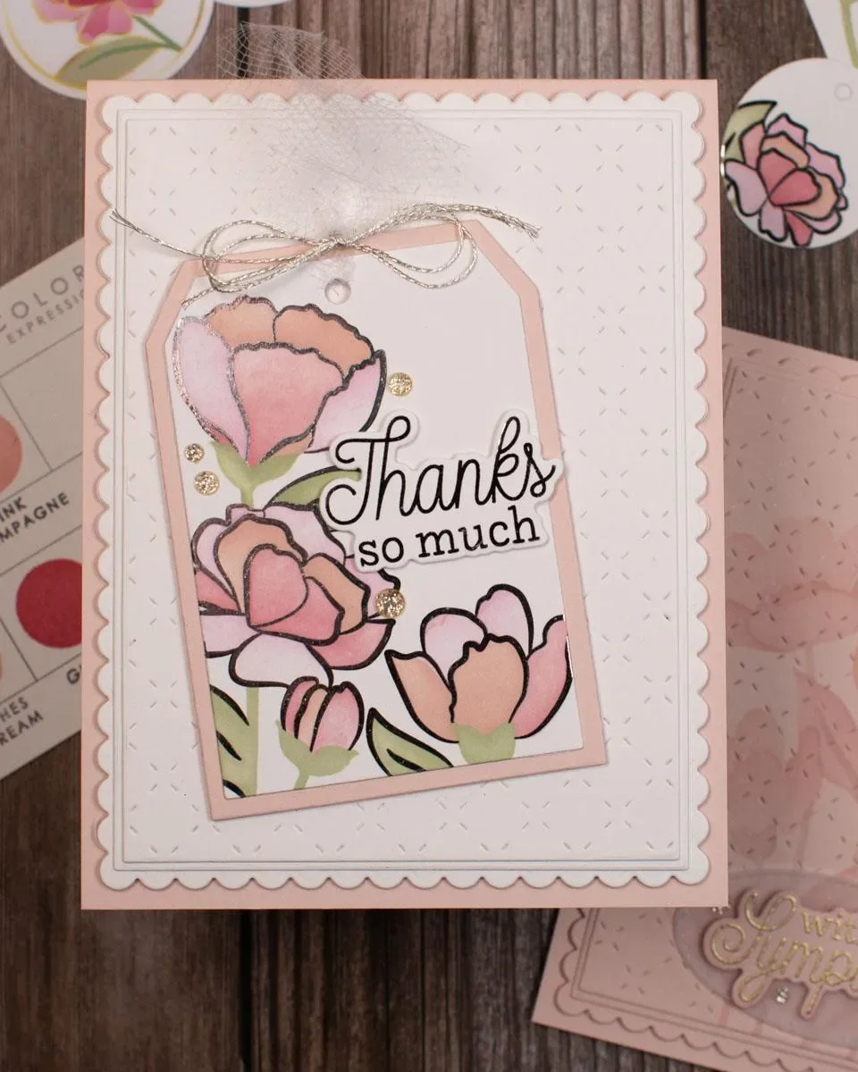 Create-in-Quads Layering Stencil - Timeless Blooms 2026 New Metal Cutting Dies For Scrapbook Diary Decoration Embossing Template