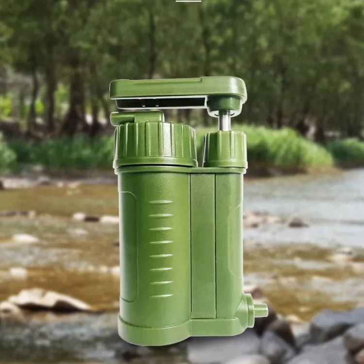 Outdoor individual water purifier, camping direct drinking machine, water filter, portable emergency survival purifier