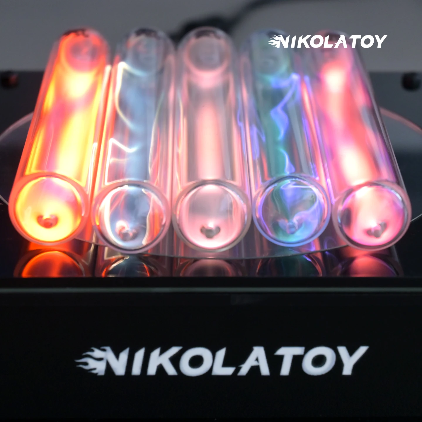 TAO  Plasma Rare Gas Exciter Glass Sealed Inert Gas Luminescent Tube Handmade Scientific Research Teaching Aids