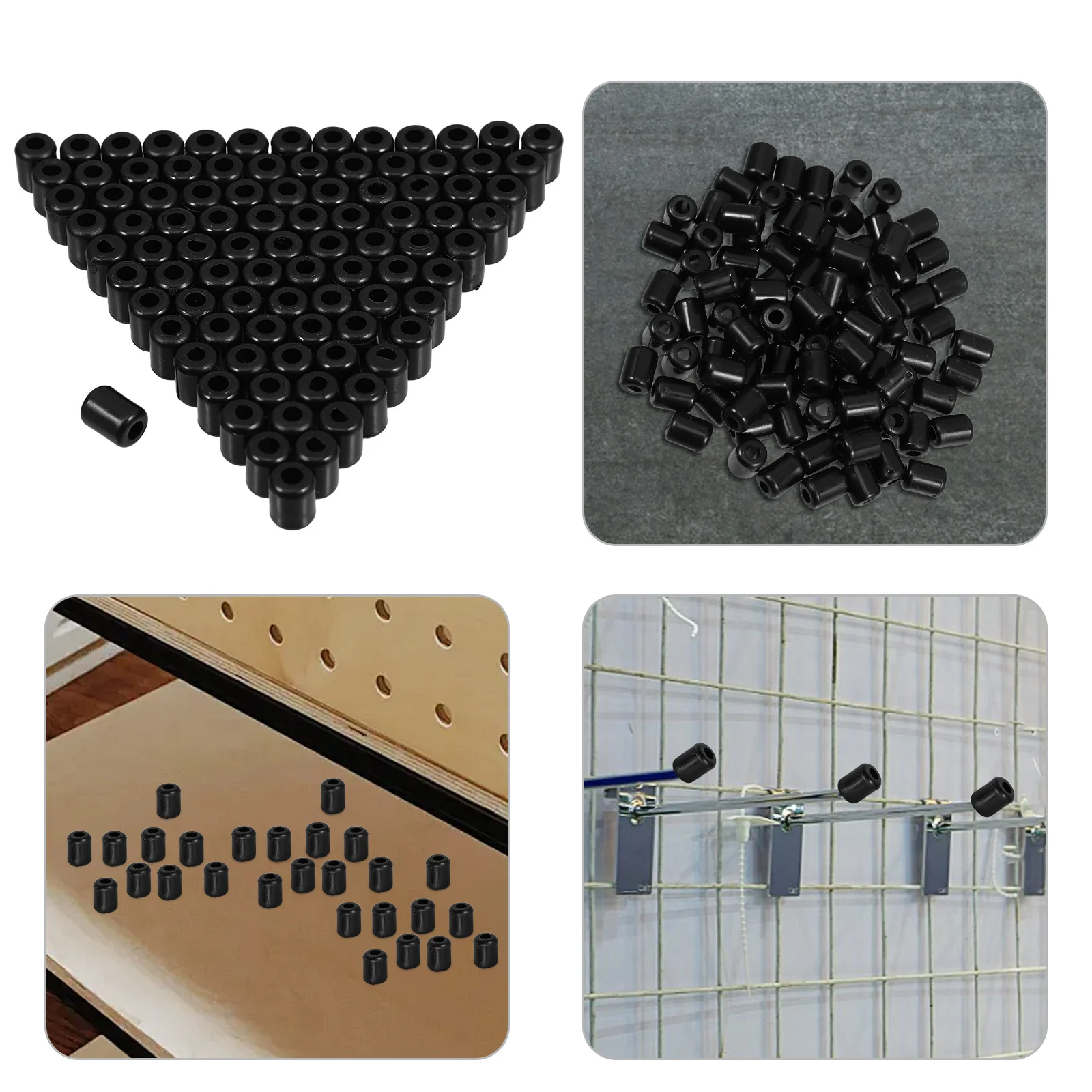 

90Pcs Secure PVC Peg Hooks Retail Display Management Tools Multipurpose Use Effortless Installation Inventory Control Clips